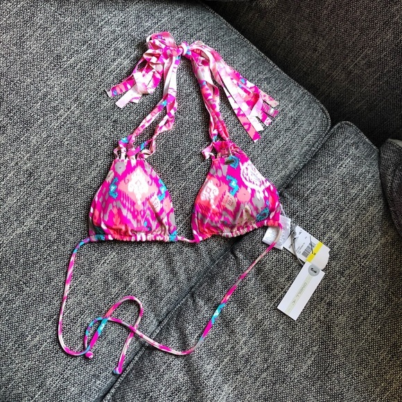 O’Neill Women's Ikat Dreams Tri Bikini Top M - Picture 4 of 8